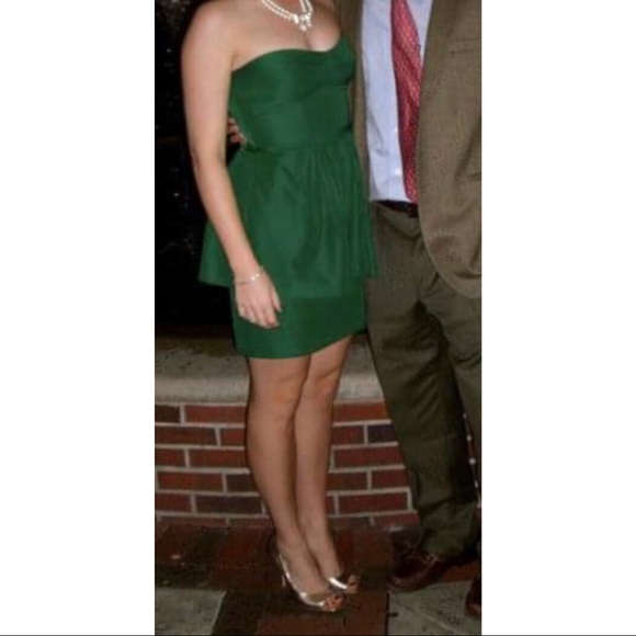 J. Crew Dress Forest green dress, awesome dress! - Picture 5 of 5